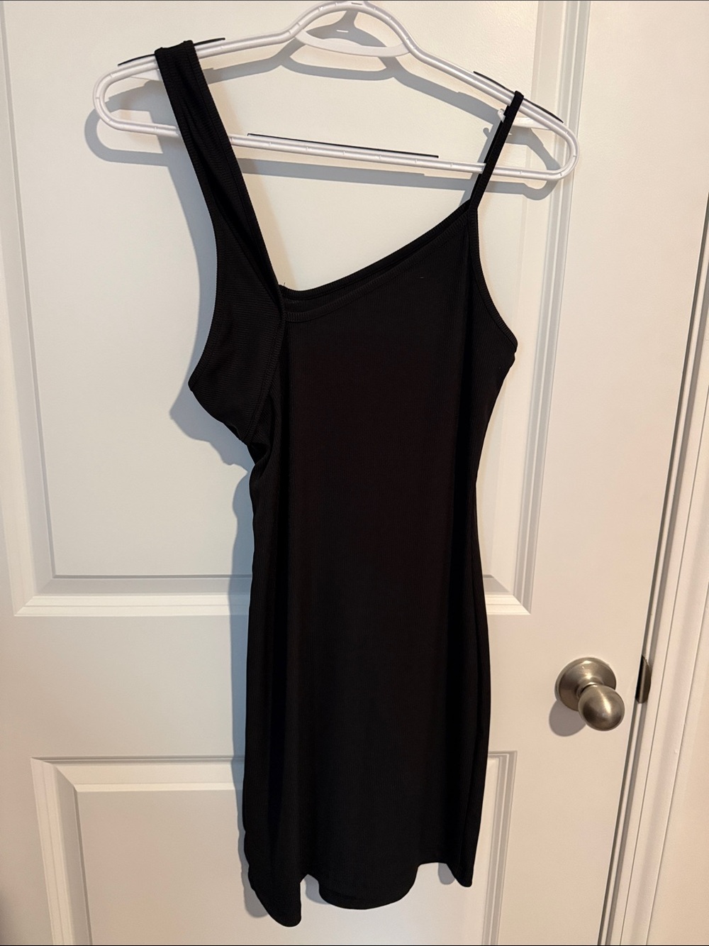 SHEIN Black One-Shoulder Bodycon Dress